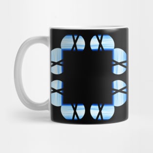 Blue square Mug